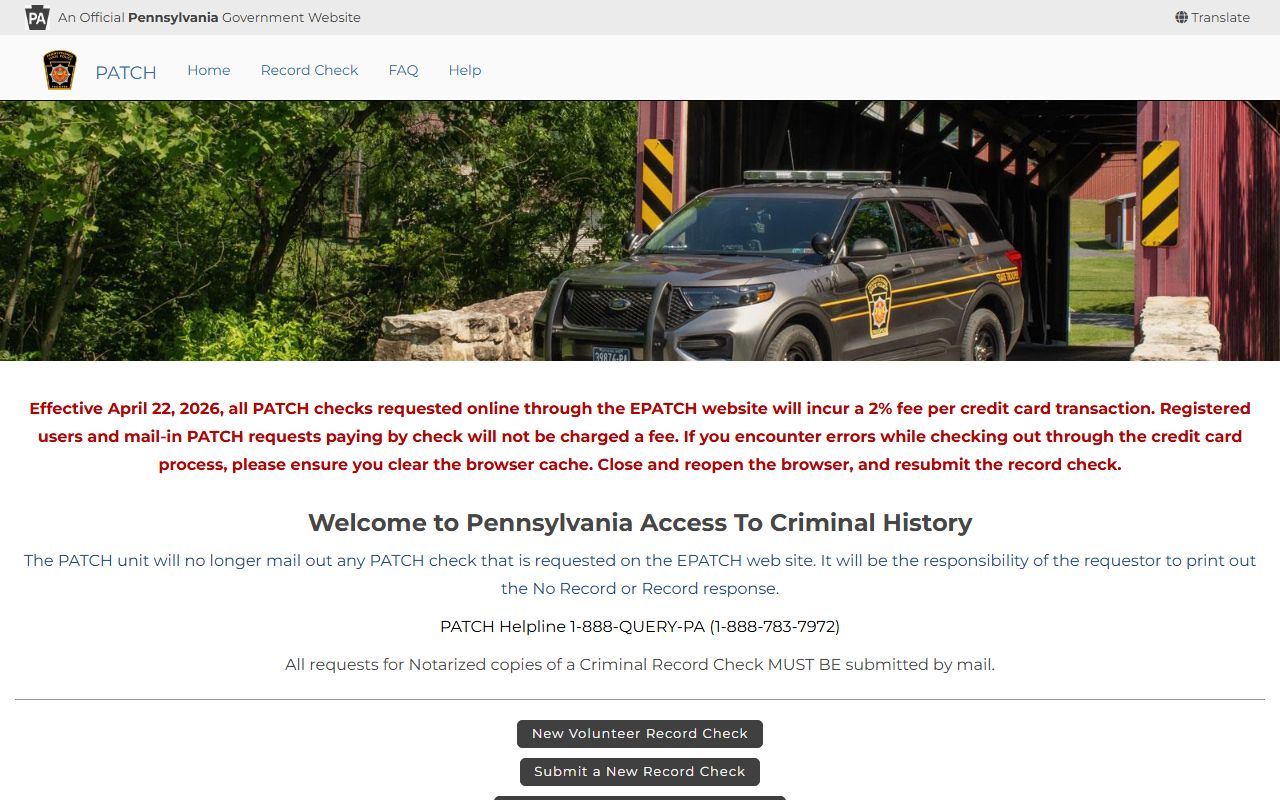 Perry County criminal court records Pennsylvania PATCH portal